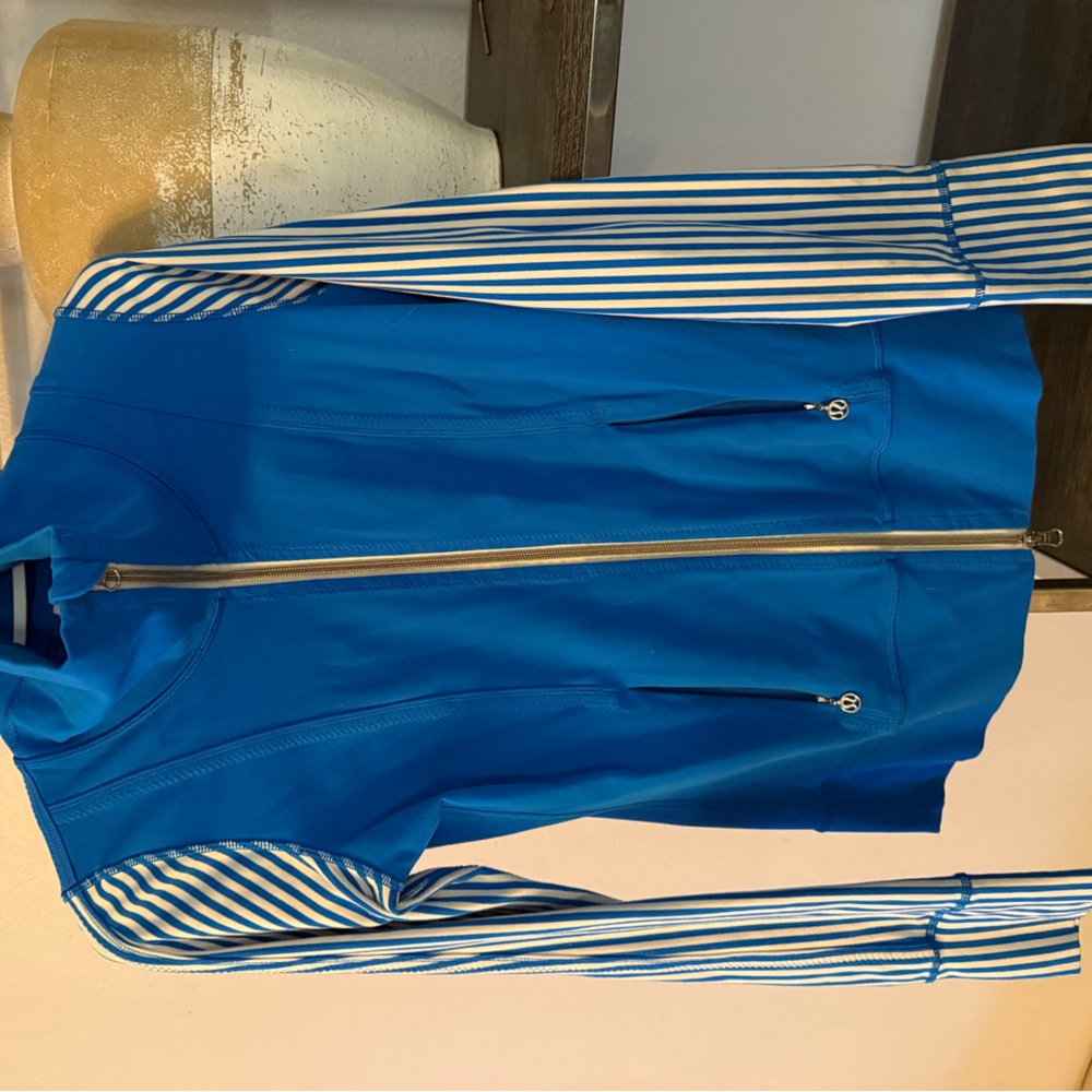 Lululemon Blue Striped Women's Jacket